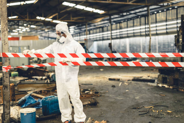 Professional Drug Lab Cleanup technician working in Montgomery, OH